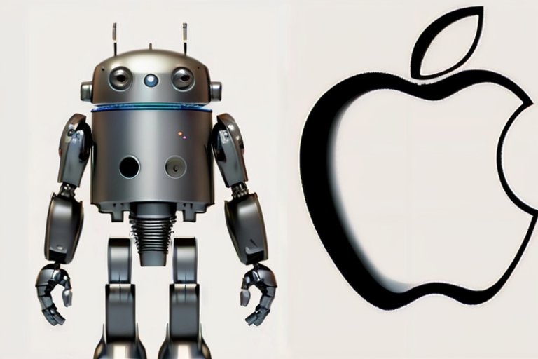 Robo mais logo da Apple